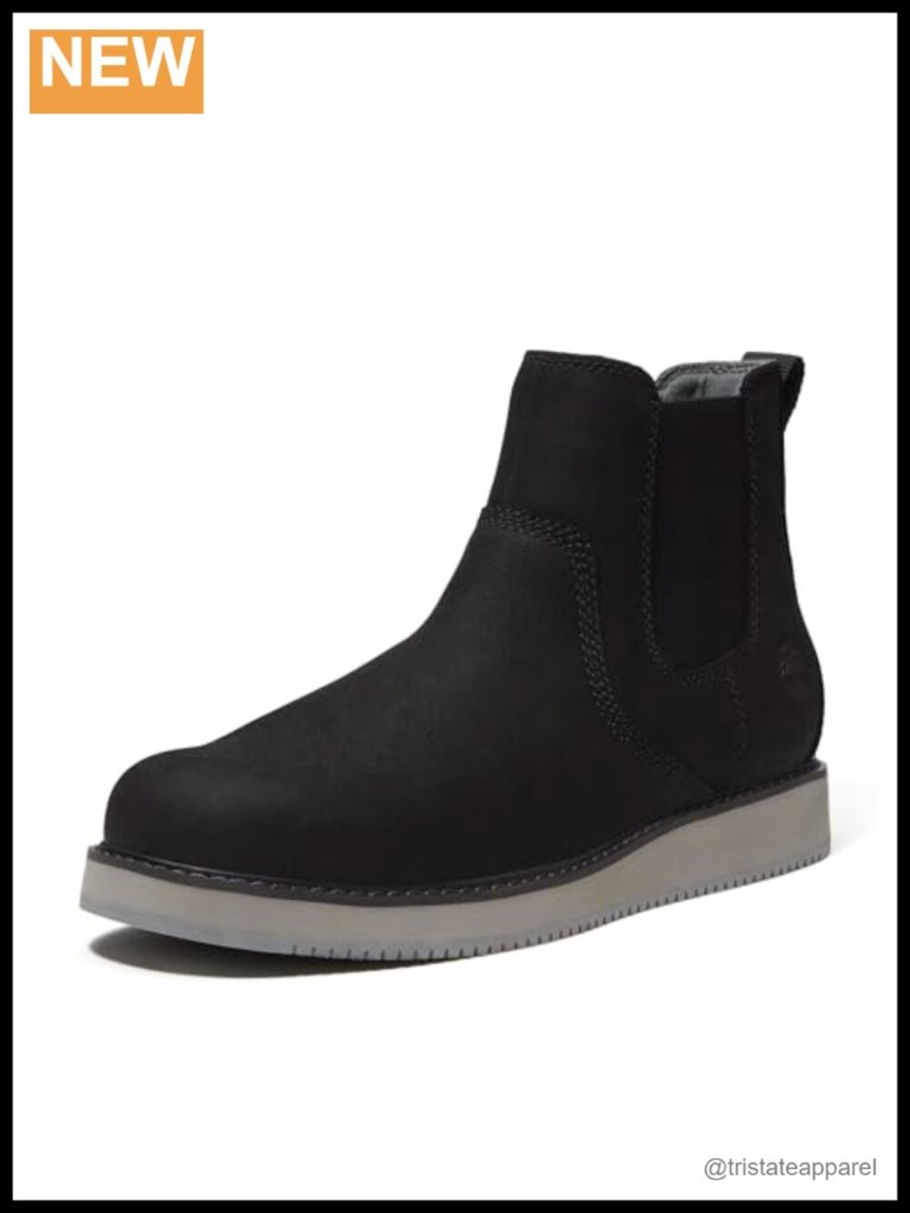 Men's Leather Chelsea Boots Ankle High Pull-On